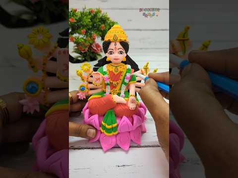 Navaratri Special 🙏🎊💕(Day-9) Maa Raja Rajeswari Devi Making With Clay 💕🙏🥥🌺Jai Maa Durga🙏🥥🌺