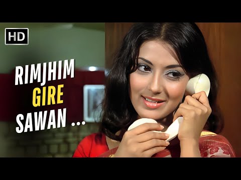 Rimjhim Gire Sawan | Kishore Kumar Hit Song | Amitabh Bachchan, Moushumi Chatterjee  | Manzil (1979)