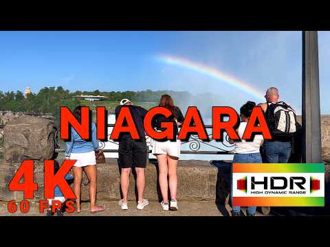 Beautiful Day in Niagara Waterfalls Canada 4K HDR