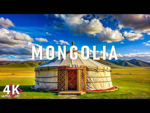 Mongolia 4K - Scenic Relaxation Film With Calming Music - Video UltraHD