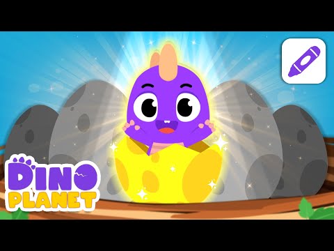 Draw Easy For Kids | Easter eggs | How to draw Dino egg | Dino Planet