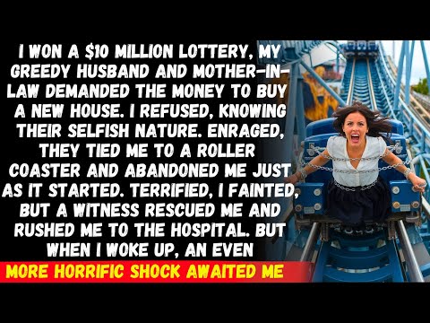 I won a $10 million lottery, and my greedy husband forced me to buy a new house. When I refused, he