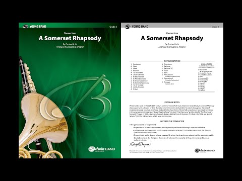 A Somerset Rhapsody, arr. Douglas E. Wagner – Score & Sound