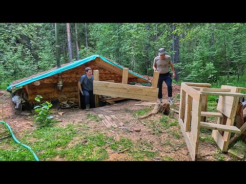 This is the end! There's mold in the dugout! We are dismantling the dugout and building a log cabin!