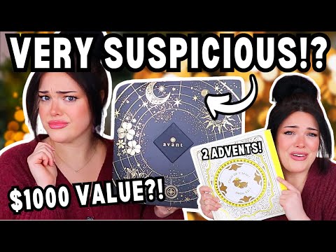 $1000 HIGHLY SUSPECT VALUE!? | Two Advent Unboxings! | Beekman 1802 & Avant