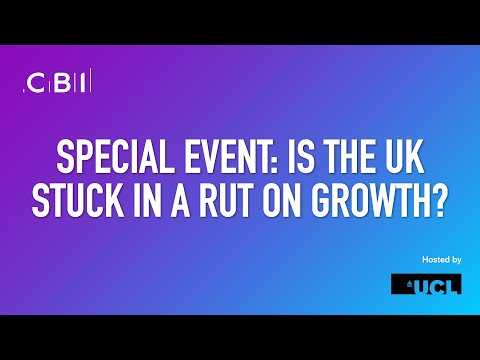 SPEECH: Tony Danker - Is the UK stuck in a rut on growth? | 23 Jan 2023