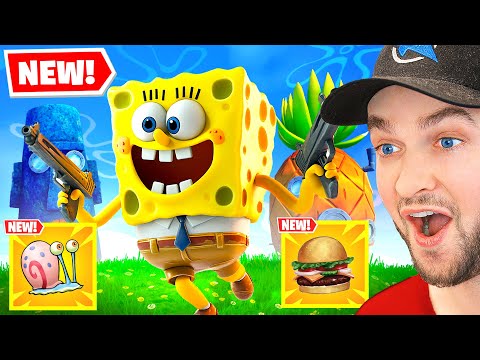 *NEW* Spongebob Games arrive in Fortnite! (NEW Update)