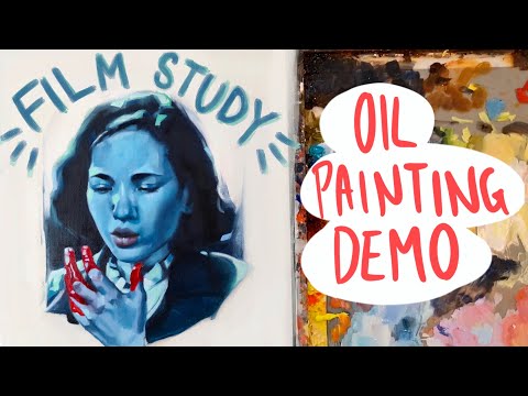 Paint with me! Oil Painting Demo | Pan's Labyrinth