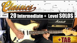 20 Classic Intermediate Level Solos + TAB