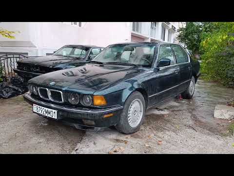 BMW E38 E32 and E34 in rain