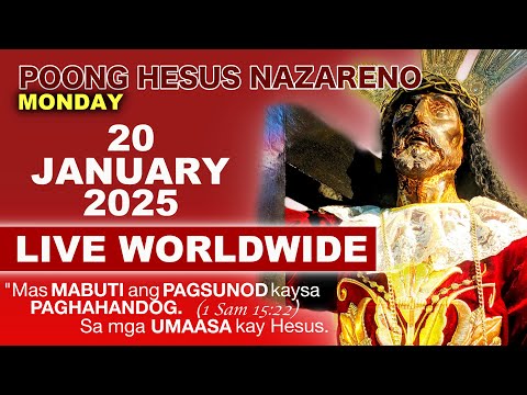 Quiapo Church Live Mass Today • 20 January 2025 (Monday) • HEALING MASS