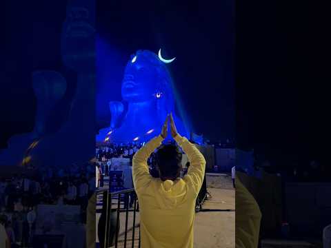 Happy Shivaratri 🙏 | Adiyogi Light Show 😍 #adiyogi