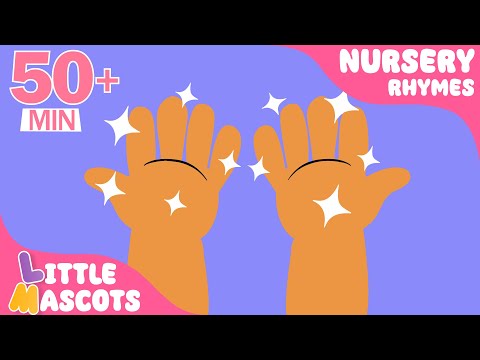 Wash Your Hands 🫧 + Five Little Monkeys🐒 + more Little Mascots Nursery Rhymes & Kids Songs