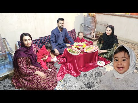 Yalda night, the first night of winter and family celebration and period ❤️🎄/ nomadic documentary