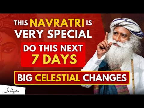 🔴SPECIAL DAYS STARTED!! | Must Do This For Next 7 DAYS | Special Navratri | Sadhguru Latest Video