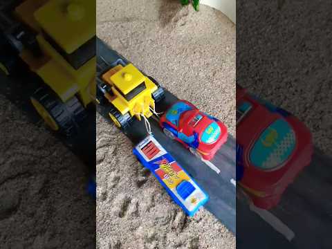 #tractor #tractorvideo #crane #toys #diy #minitractor #trolley #jcb #truck #bulldozer