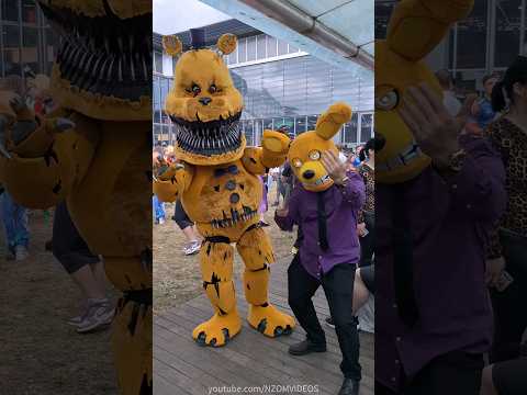 Amazing Five nights at freddy's cosplay at japan expo 2024 #fnf #fnaf