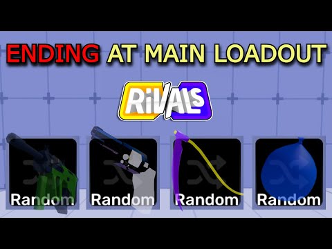 Ending At Main Loadout In Roblox Rivals (Random Loadout)🔴