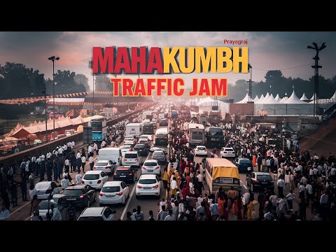 PRAYAGRAJ (प्रयागराज महाकुंभ) Traffic Jam | कुछ अफ़वाह कुछ हक़ीक़त | Fun in Traffic😁 #prayagraj