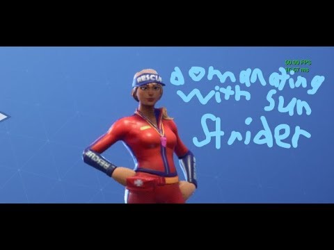 domanating with sunstrider: fortnite gameplay