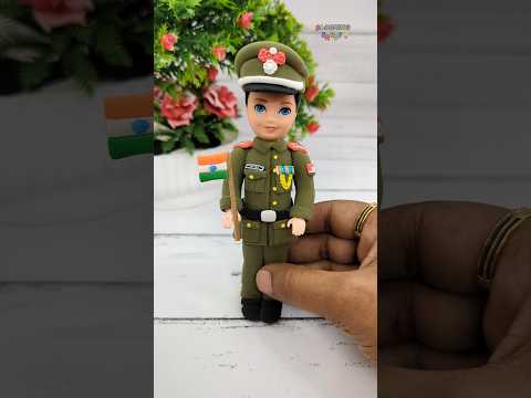 🇮🇳💕Love India🇮🇳💕Making Of The Great Indian Army Officer🥰Indian Soldier Holding TriColour Flag..