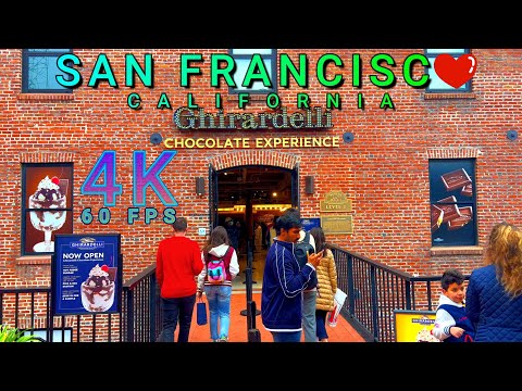 Ghirardelli Chocolate Experience, San Francisco California USA 4K-UHD