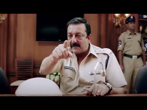 नागोरी रुद्र से बहुत खुश है | Sanjay Dutt | Prakash Raj | Hindi Movie | Policegiri