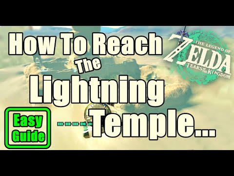 How to Find The Lightning Temple Riju of Gerudo Town Zelda Tears of The Kingdom