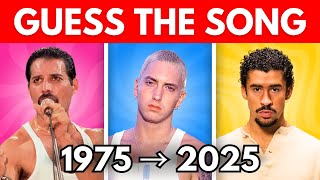 Guess the Song 🎵 | One Song per Year 1975-2025 | Music Quiz