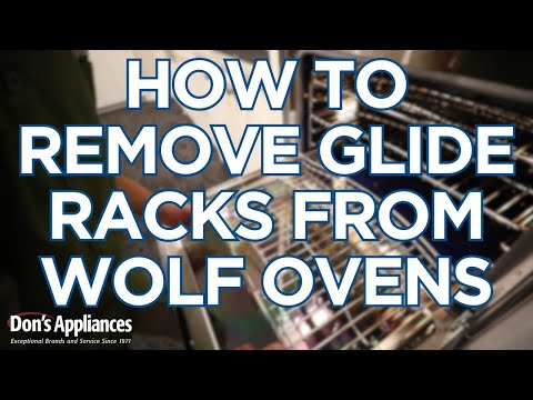 How to Remove and Place a Glide Rack in Wolf Ovens