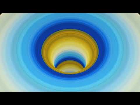 1H long relaxing satisfying Screensaver of colorful tunnel funnel Video Loop no sound, no music