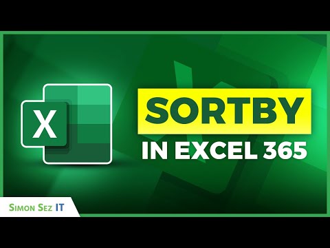 How to Use the SORTBY Function in Excel 365