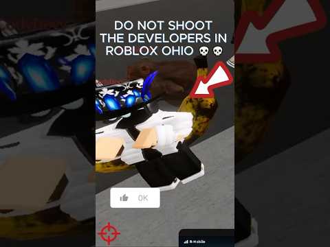 DO NOT SHOOT THE DEVELOPERS IN ROBLOX OHIO 💀💀#roblox #ohio #robloxohio #ohioroblox #funny