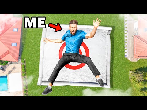 We Bought a $70,000 Inflatable Crash Pad for our Backyard!