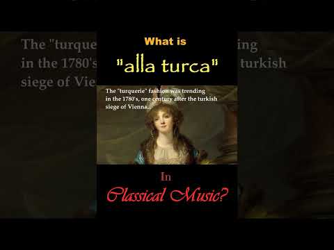 What is "alla turca" in Classical Music? #classicalmusic