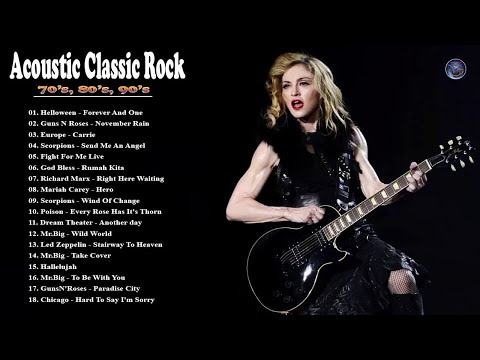 Greatest Acoustic Classic Rock 70s 80s 90s | Bon Jovi, U2, Scorpions,.. Helloween - Forever And One