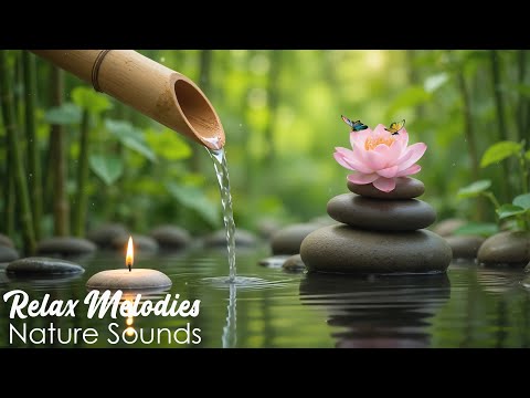 Beautiful Relaxation Music 🌿 Spa Piano & Water Sounds for Stress Relief & Peaceful Meditation