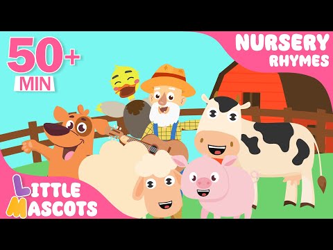 ✨Old MacDonald Song | Animal Songs + more | Little Mascots Nursery Rhymes for Kids