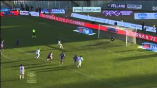 Fiorentina - Lecce 1-1 2011-01-23 Full Highlights with Audio.