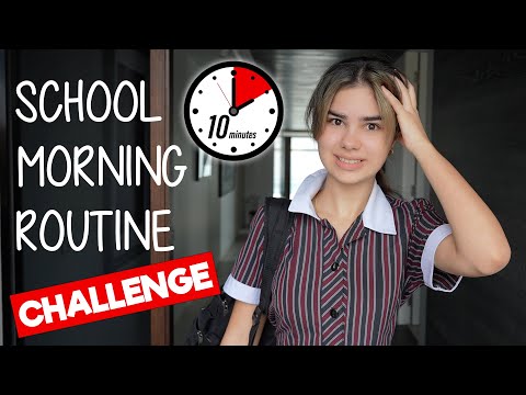 10 Minute Getting Ready For School Challenge