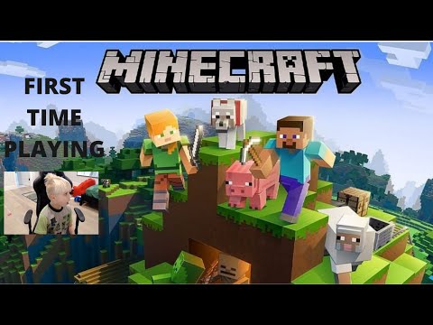 PLAYING MINECRAFT FOR MY 1ST TIME!