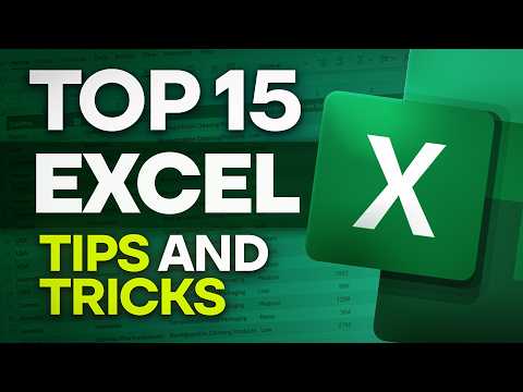 Top 15 Excel Tips and Tricks of 2024 to Save Time and Speed Up Your Work