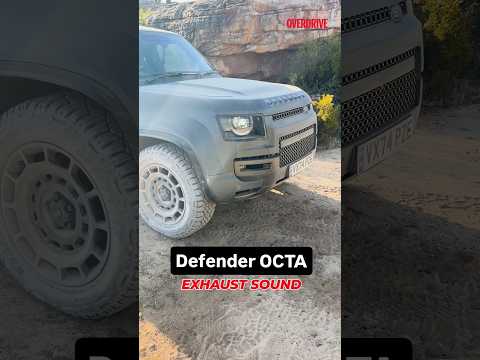 Exhaust sound of the Land Rover #DefenderOCTA #LandRoverDefender #ExhaustSound