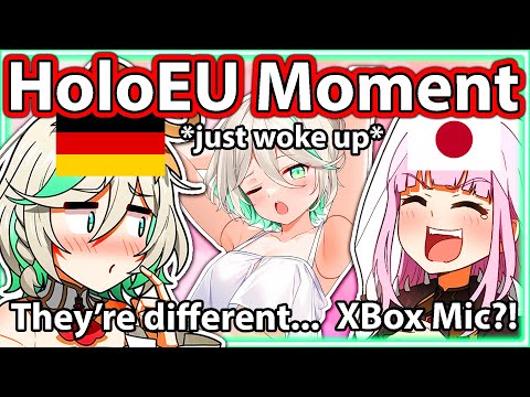 Cecilia Had a European Moment in Japan & Called Calli With An XBox mic 【Hololive EN】