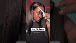 Must be the best GLUELESS yaki straight bob wig 🎀🙌🏾#ashimaryhair #wigs #naturalhair #shorts