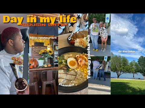 day in my life: cousin date, japanese restaurant, ice cream, life update, lake & more