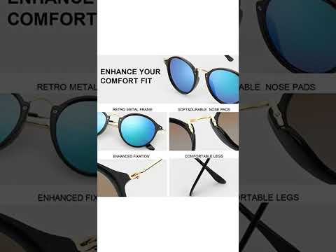 "Unisex Silver Oval premium Sunglasses with a Stylish Design. #sunglasses #shortvideo #quality