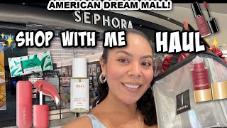 AMERICAN DREAM MALL ✨SEPORA SHOP WITH ME+ HAUL✨ (SHOPPING AT THE 2ND LARGEST MALL IN THE USA!)