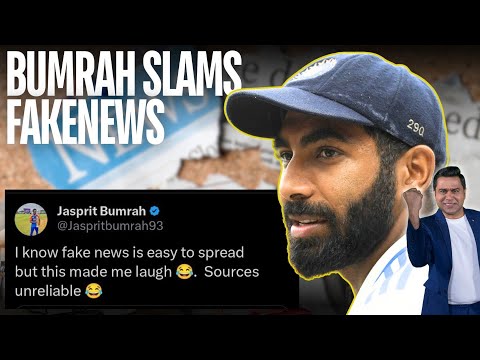 Bumrah Calls Out Fake News|  #AakashVani