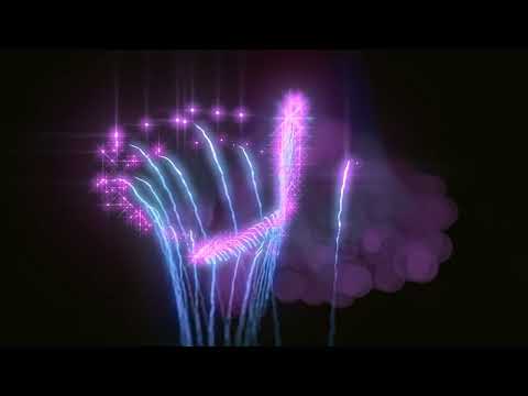 4k Purple Fireworks Spread - Motion Background for Editors - Overlay Effect